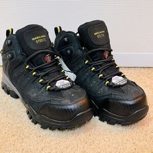NWT Skechers Work Delleker Lakehead Steel Toe Boot ASTM F2413-2011 Men's Sz 7
